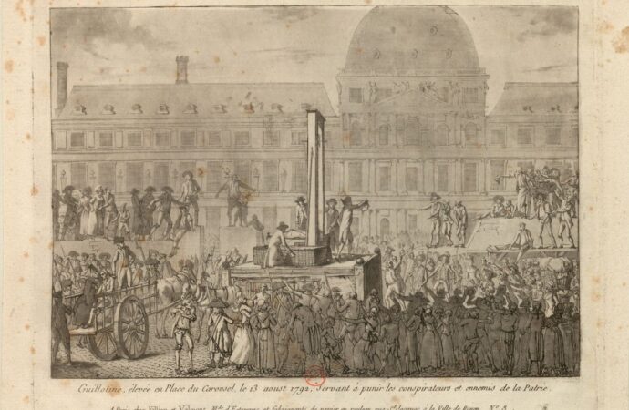 The Establishment of the First Guillotine in Paris on 25th April in 1792: A Historical Report