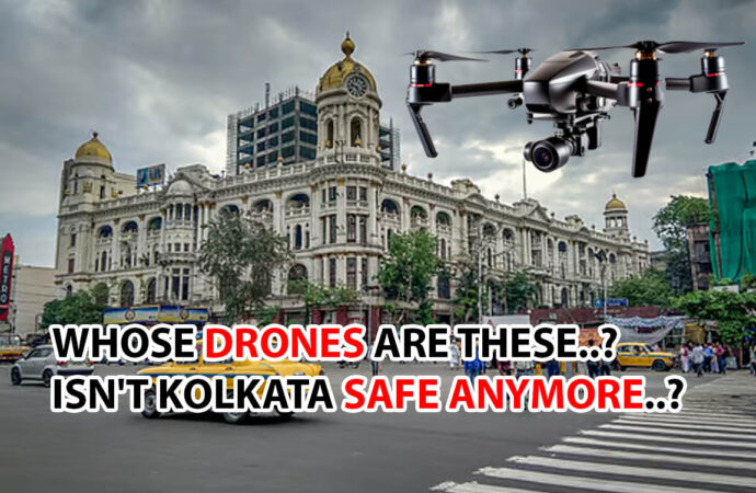 Mysterious Drones Spotted Over Kolkata Skies: Social Media Abuzz with Speculation