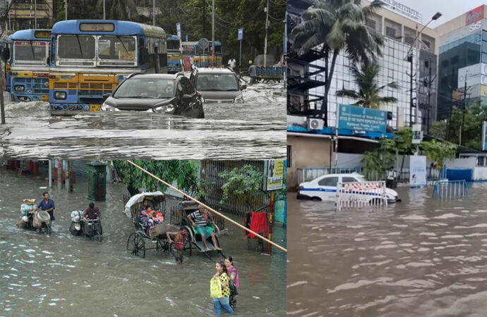 Heavy Rains Paralyze Kolkata: EM Bypass, Haldiram, BT Road Among Worst Hit by Waterlogging